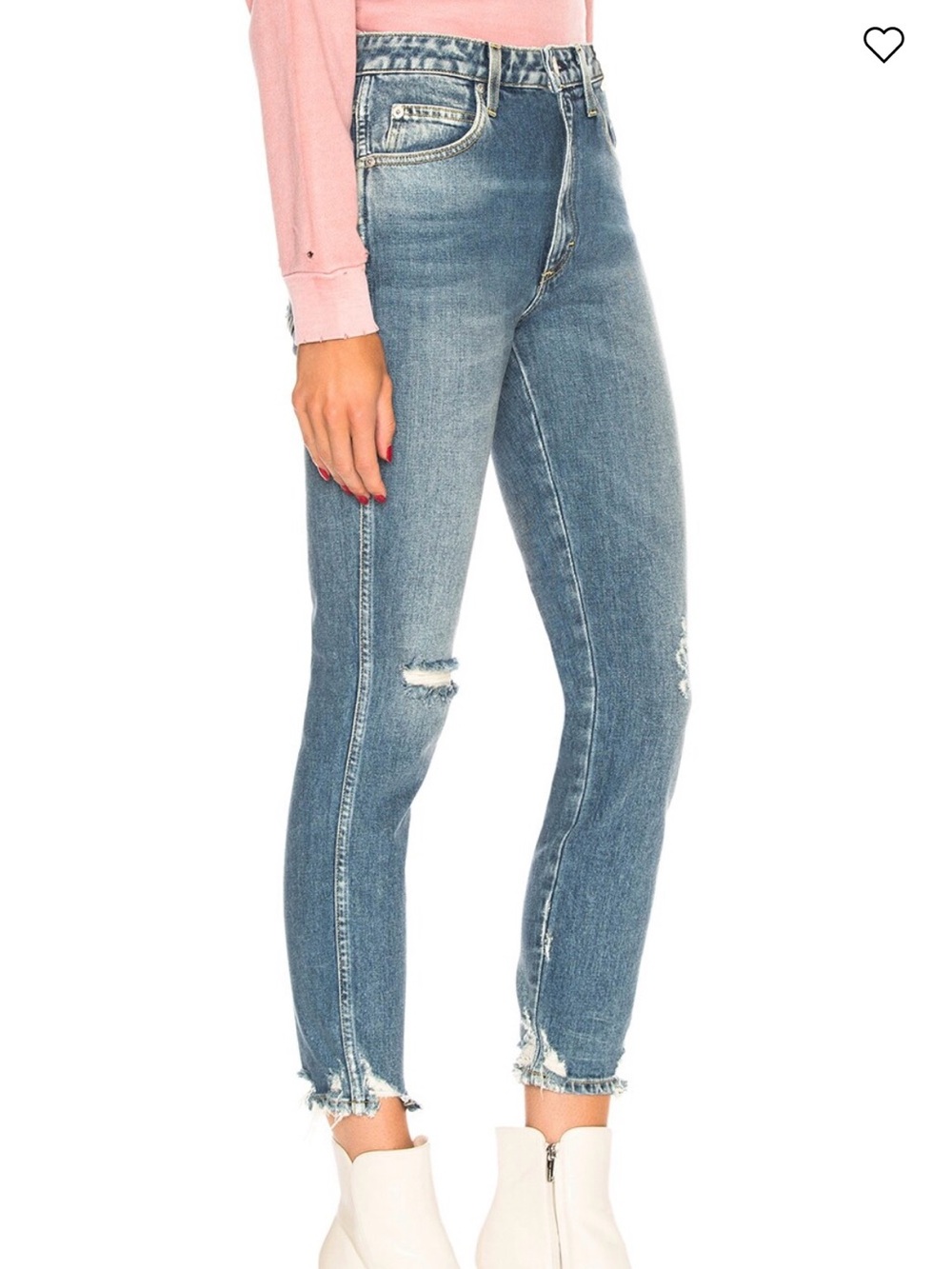 AMO High Rise Stix Crop - Picture 2 of 11
